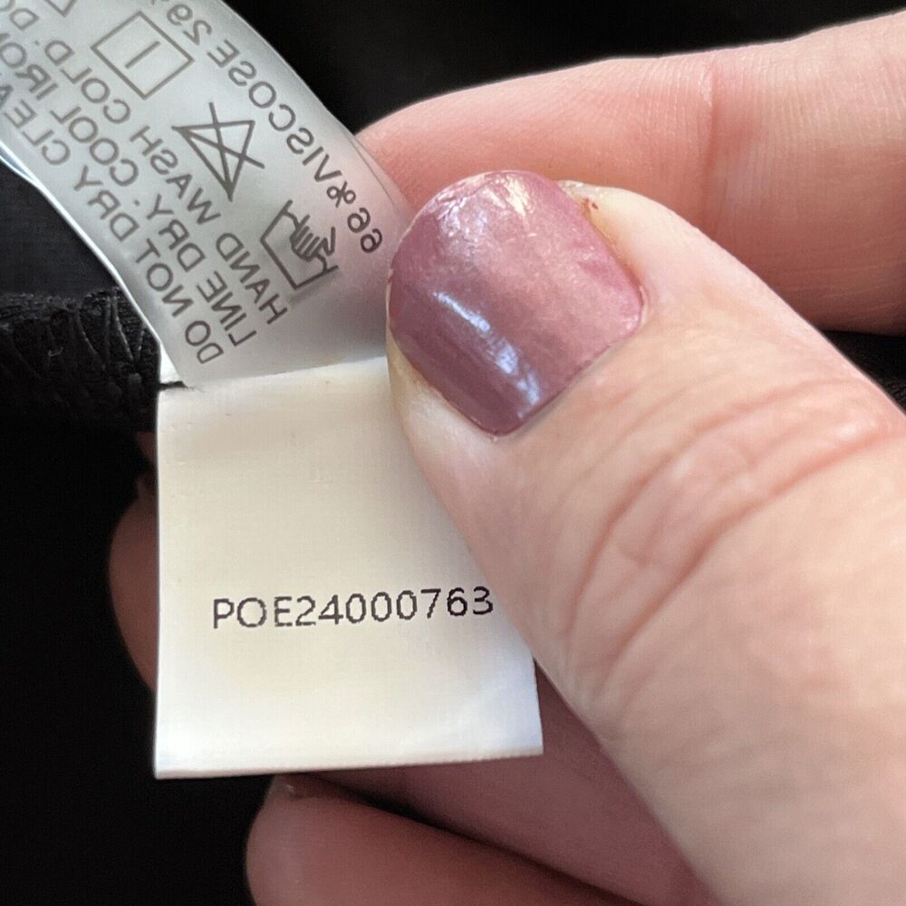 Pinup Couture Dress Women's XL Black Sheath Wiggle Rockabilly Retro NWT - Picture 12 of 16